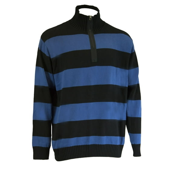 Gant Men's M.T. Cotton Nautical Barstripe Full Zip Hoodie, XXX-Large, Sapphire Blue