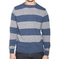 thumbnail image 1 of Gant Men's O1 Donegal Block Stripe Crew, Medium, Marine Melange, 1 of 3