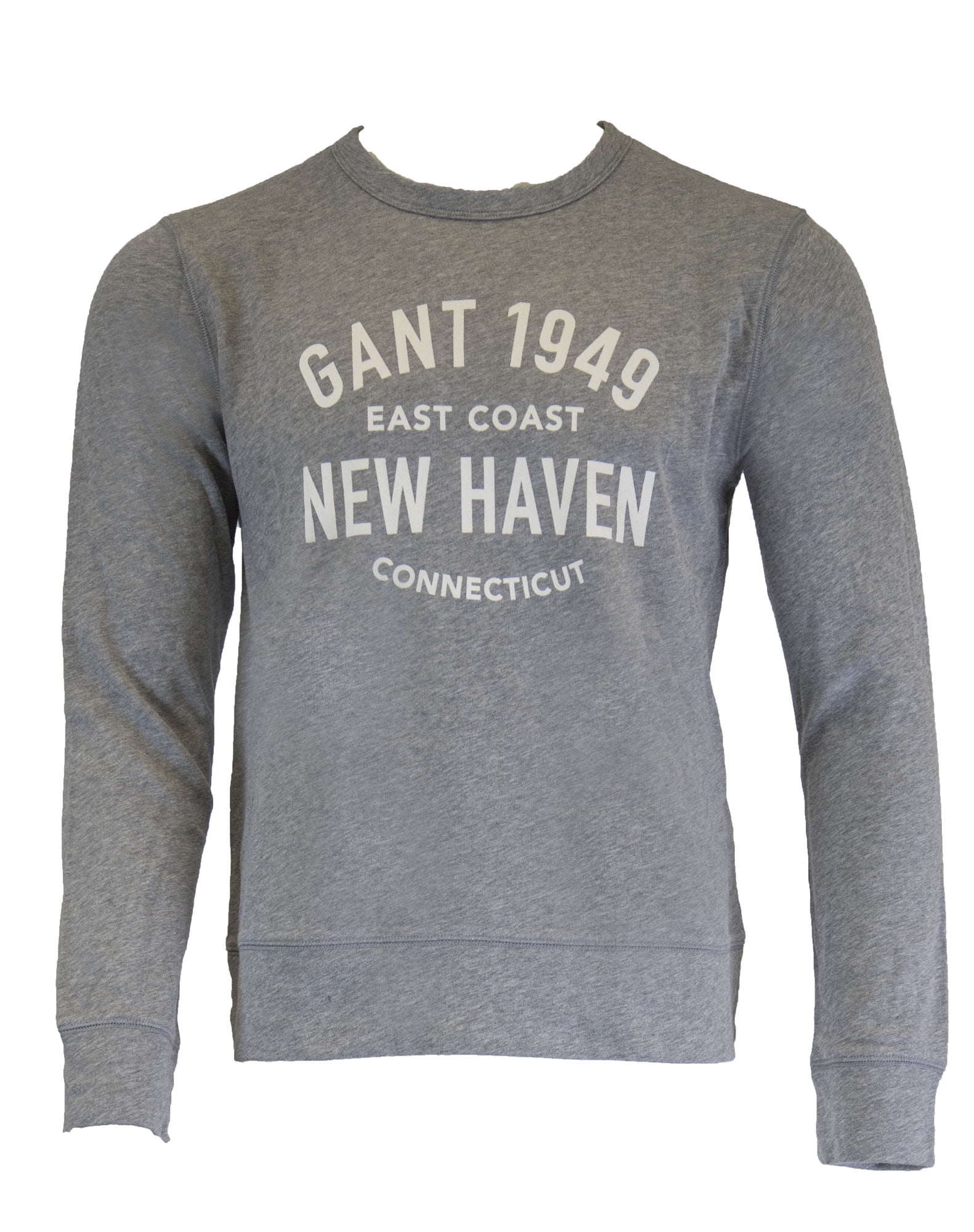 Gant Men\'s O2 Gant New Haven C-Neck Sweatshirt, Medium, Grey Melange