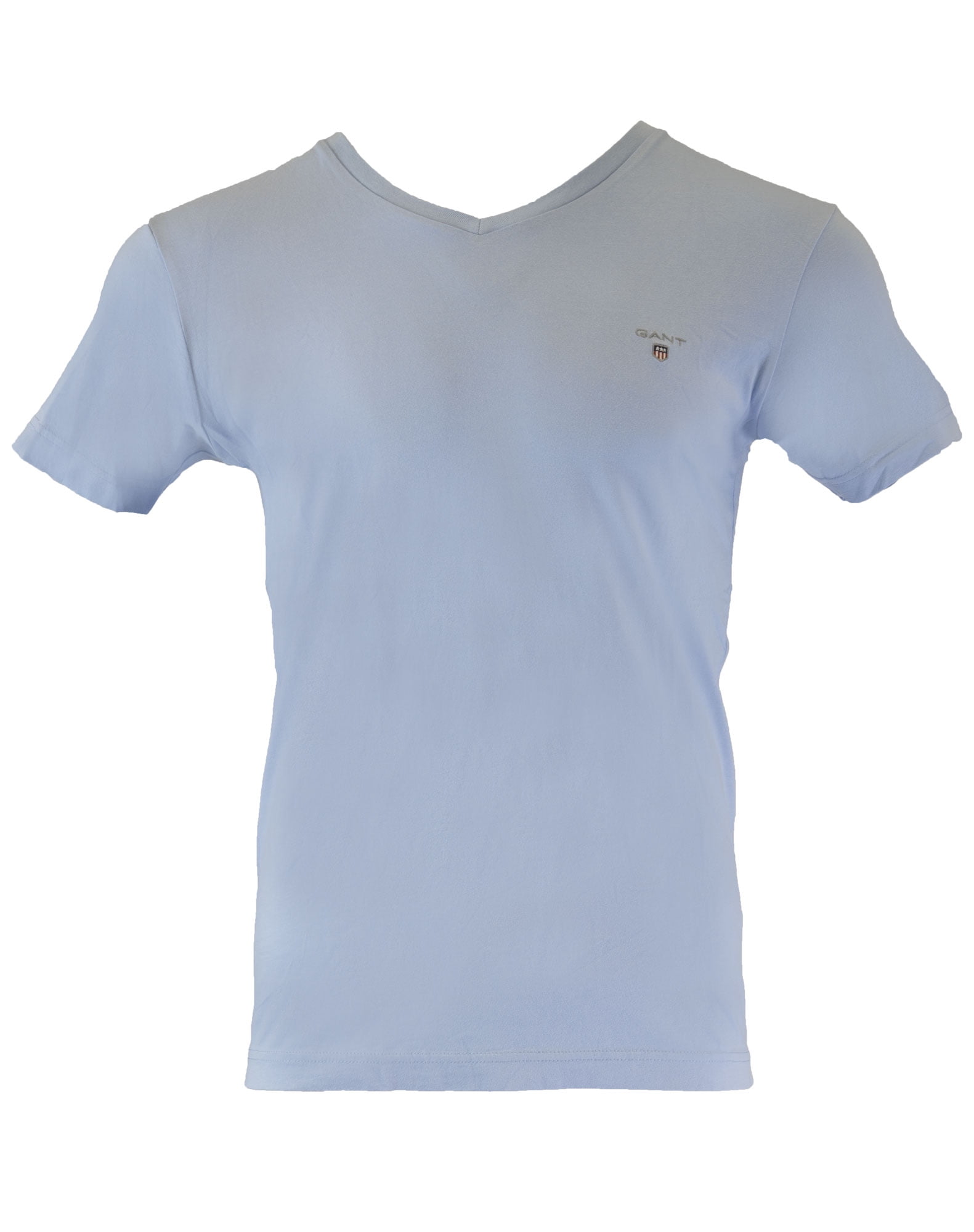 gant solid fitted v neck