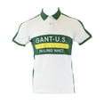 thumbnail image 1 of Gant Men's US Stripe Pique Short Sleeve Rugger Polo (222175), Medium, White, 1 of 2