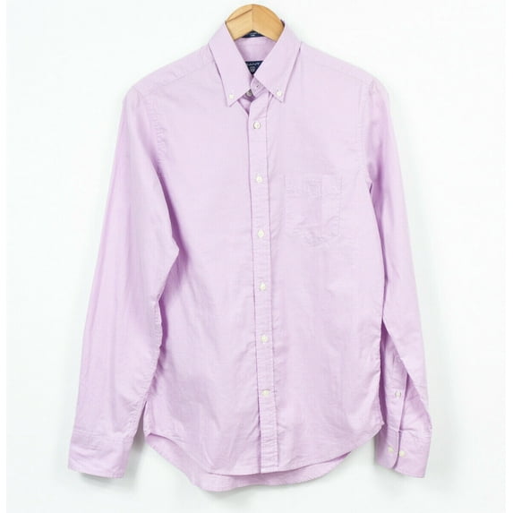 Gant Men's Washed Pinpoint Oxford Regular Fit Button Down Shirt (331510), Medium, Syren Lilac