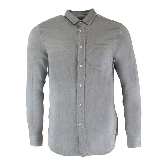 Gant Rugger Men's Light Twill Fitted Shirt 3081534, Medium, Rugger Grey Melange