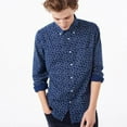 thumbnail image 1 of Gant Rugger Men's Printed indigo Oxofrd Button Down Shirt (342390), Medium, Dark Indigo, 1 of 3