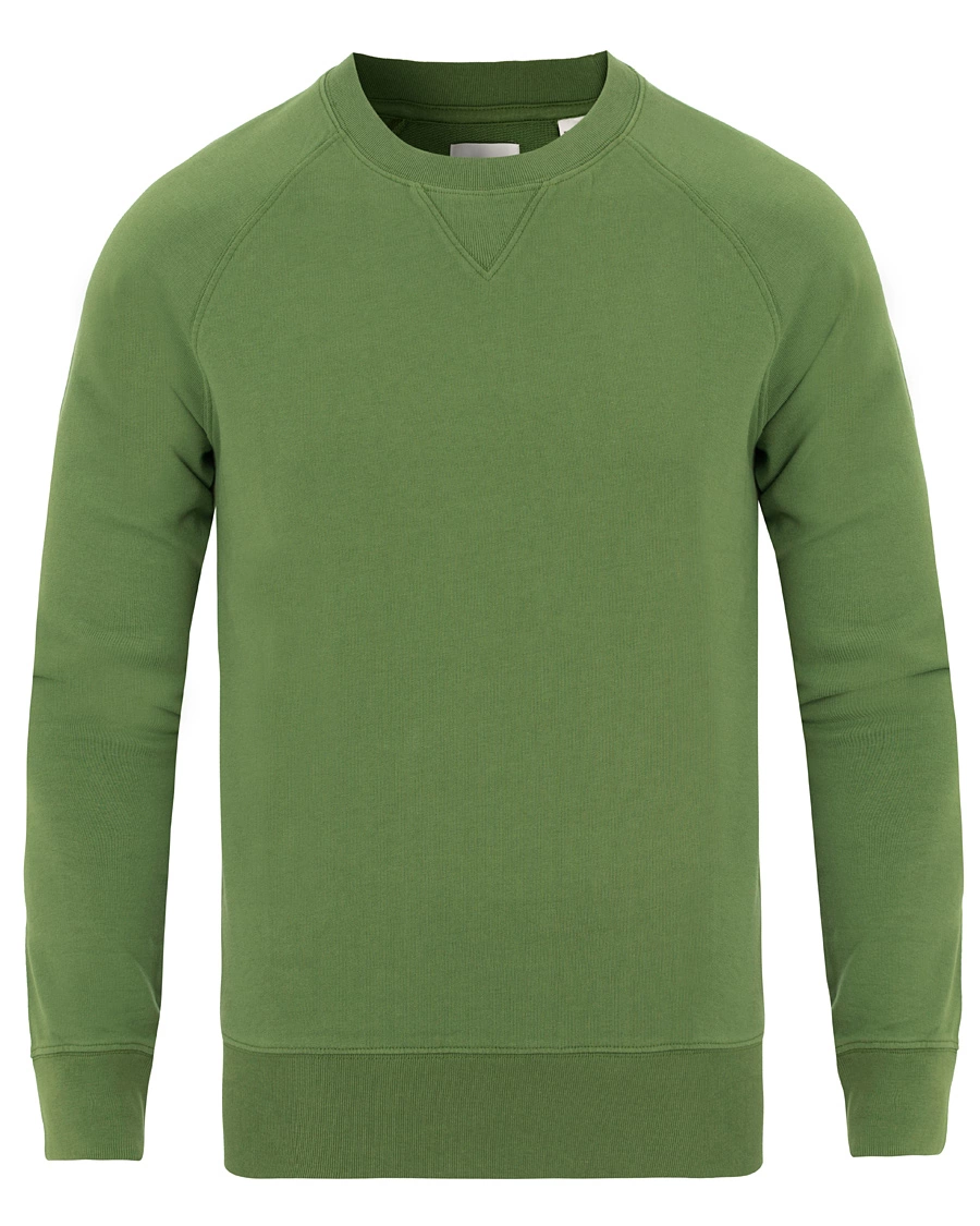 Gant Rugger Men\'s The Organic Crew Sweatshirt (206145), Chlorophyll Green,  Medium
