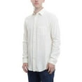 thumbnail image 1 of Gant Rugger Men's The Slubber Fitted Pointed Collar Shirt 344917, Medium , Off White, 1 of 1