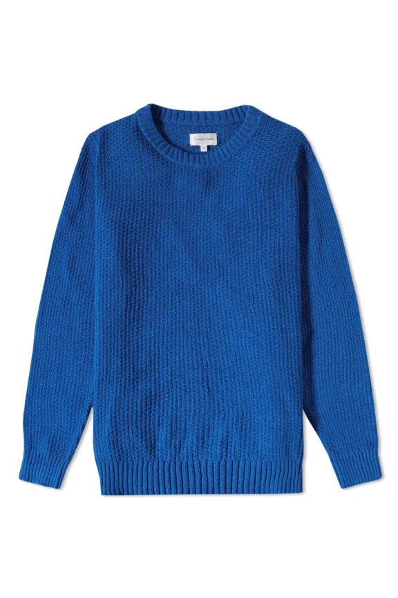 Rugger Men's The Texture Sweater 84194, Dark Ocean Blue, Medium
