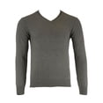 thumbnail image 1 of Gant Rugger Men's The Vee Sweater 85584, Dark Grey Melange, Medium, 1 of 2
