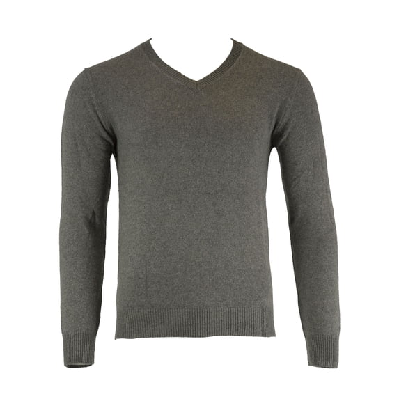 Gant Rugger Men's The Vee Sweater 85584, Dark Grey Melange, Medium