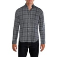 thumbnail image 1 of GANT Men's Melange Twill Shirt, Cobblestone, Medium, 1 of 2