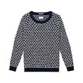 thumbnail image 1 of Gant Women's The Tuck Knit Sweater (488812), Navy, X-Large, 1 of 3