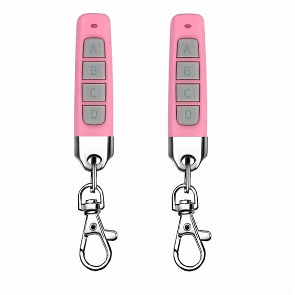 Gantch Universal Copy Remote Key Smart Home Remote Control Key Fob, 4 Buttons Cloning Wireless Remote Control Key Fob 433mhz for Car Garage Door Gate Skylight Twins kie2