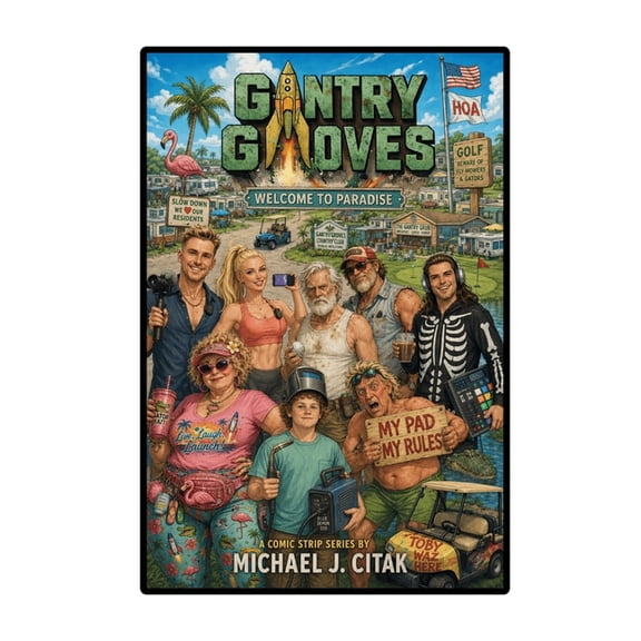 Gantry Groves: Welcome to Paradise (A Comic Strip Series), (Paperback)