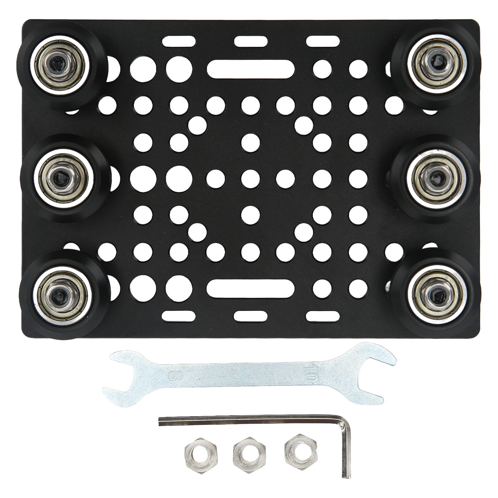Gantry Plate Aluminum Black Anodized Surface 3D Printer Gantry Board gantry-plate-aluminum-black-anodized-surface-3d-printer-gantry-board