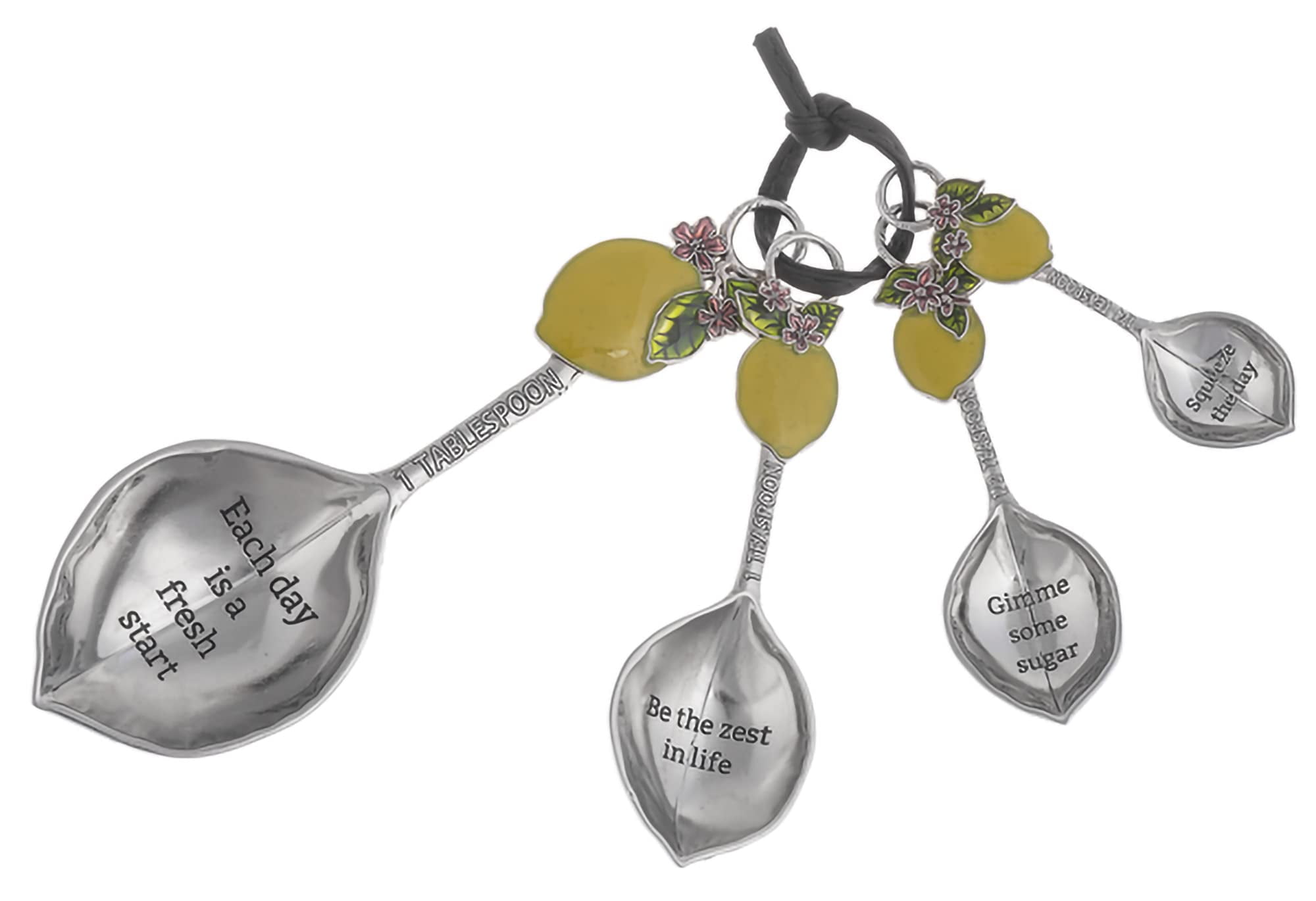 Ganz 4-Piece Measuring Spoons Set, Zesty Lemons - Walmart.com