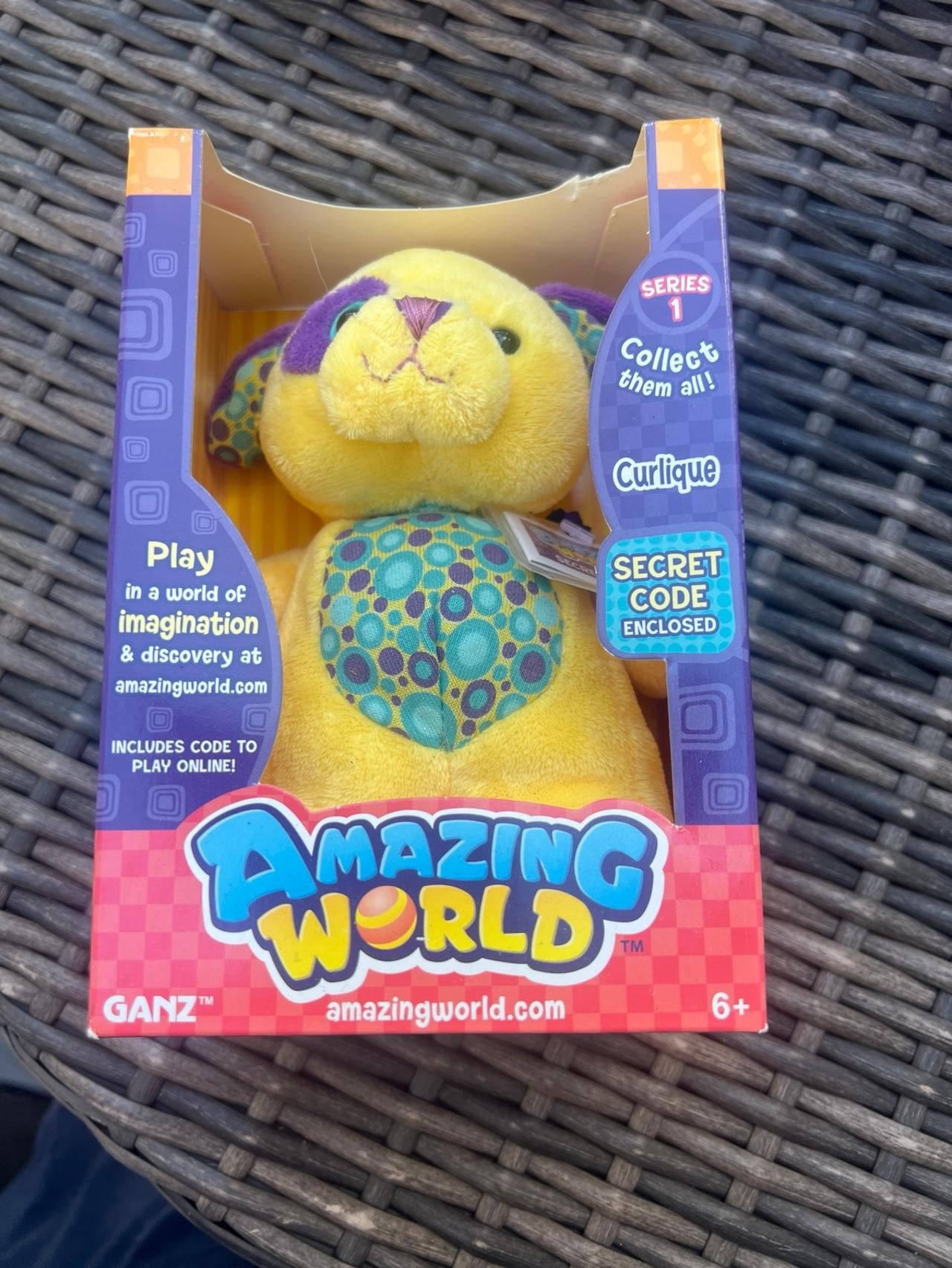 Ganz Amazing World Curlique the Dog Plush Toy 6