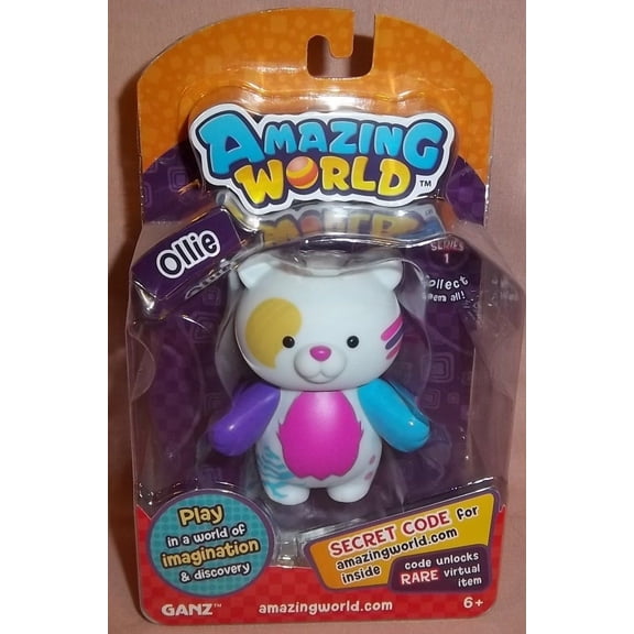 Ganz Amazing World Ollie The Bear Figure Secret Code Online Game (From the Creators of Webkinz)