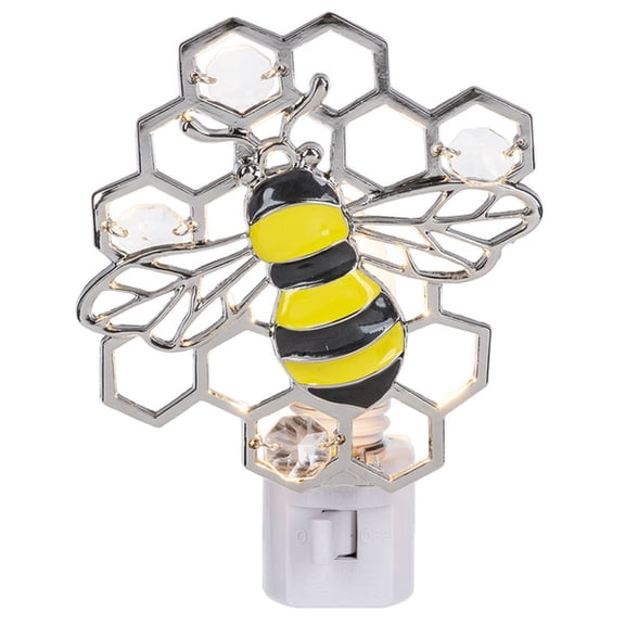Ganz Bee With Crystals Night Light