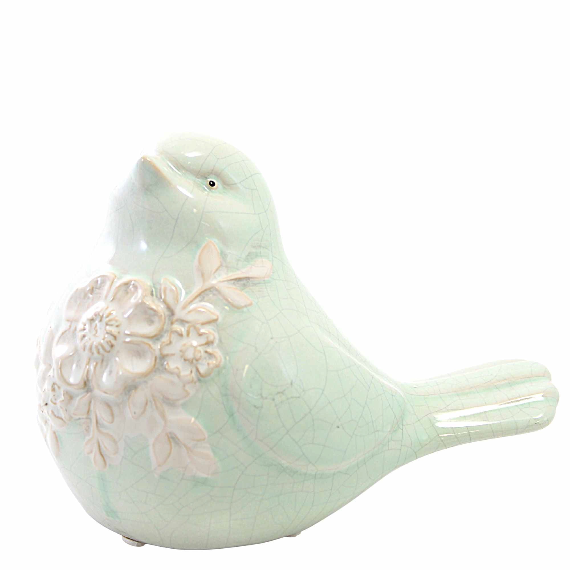 Ganz Bird With Flowers - One Bird Figurine 5.25 Inch Ganz Bird With Flowers - One Bird Figurine 5.25 Inch