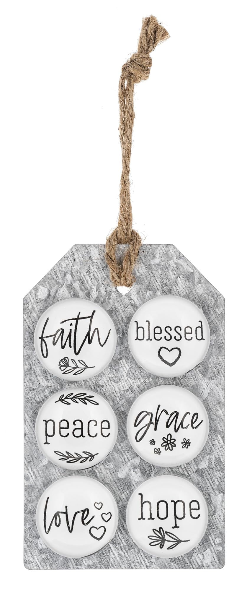 Ganz CB184428 Faith Blessed Peace Grace Love Hope Mini 1 x 1 Inch Each Ganz CB184428 Faith Blessed Peace Grace Love Hope Mini 1 x 1 Inch Each