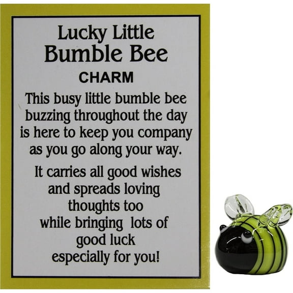Ganz Charm with Story Card,  Lucky Little Bumble Bee