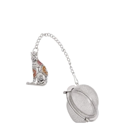 Ganz Charming Cat Tea Infuser Cute Loose Leaf Tea Steeper for Cat Lovers