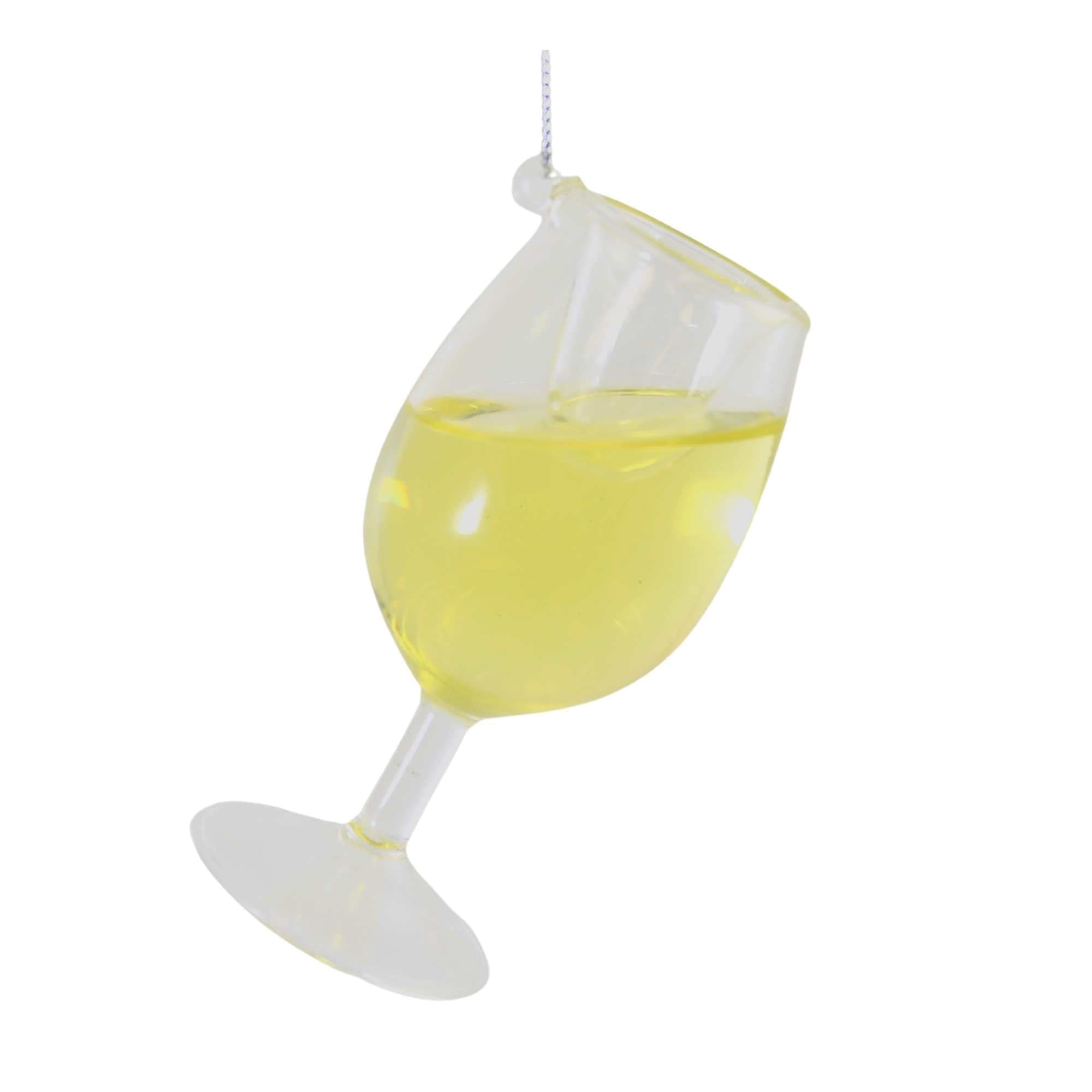 Ganz Cheer Donnay Wine Glass Ornament - Thumbnail 4