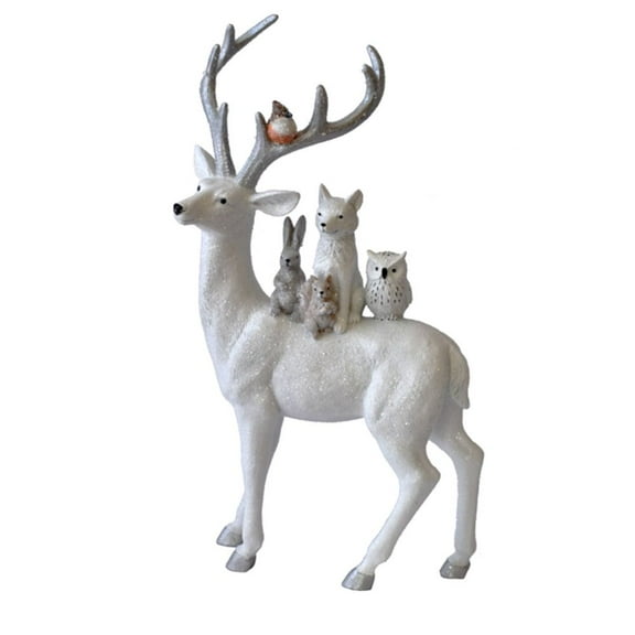 Ganz Deer With Woodland Animals Figurine