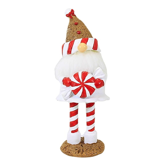 Ganz Gingerbread Gnome - One Figurine 6 Inch, Polyresin - Icing Marshmallows Mx188495 Peppermint