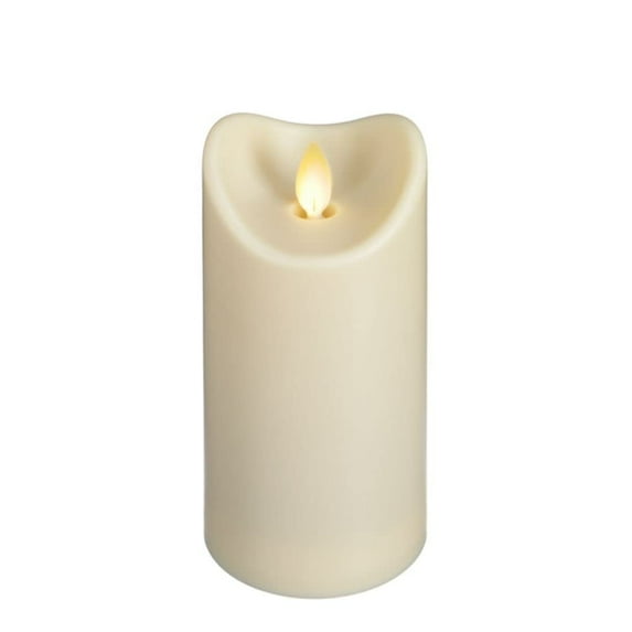 Ganz 2.75"x6" Flameless LED Resin Pillar Candle – Safe, Realistic Glow for Home Décor & Centerpieces
