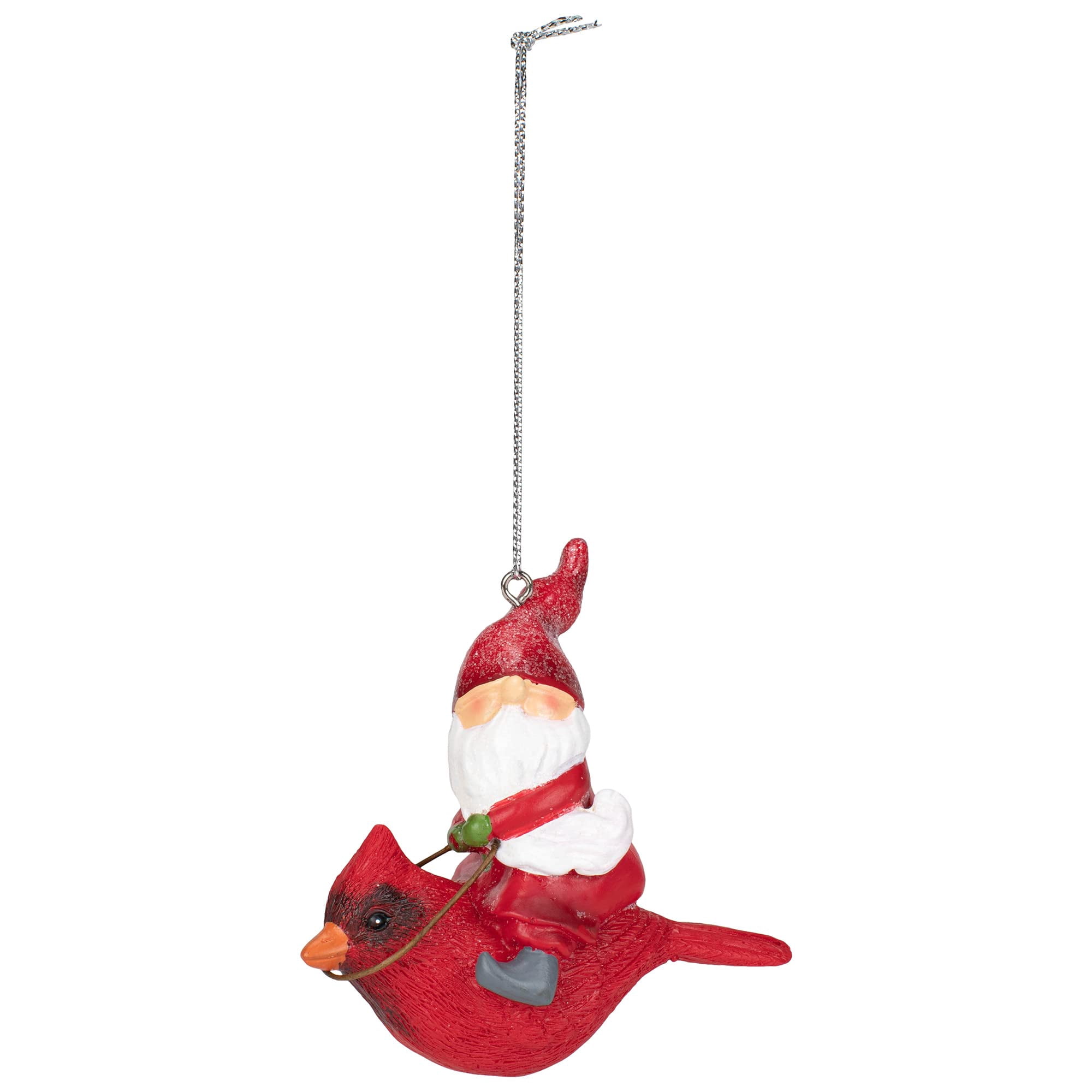 Ganz Teeny Cardinal – Set Di 3 Ornamenti Natalizi Con Glitter, 7,6 Cm - 3