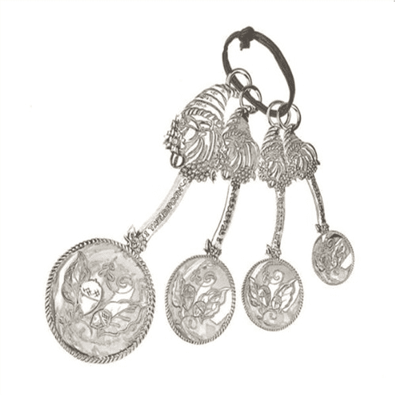 Ganz Measuring Spoon - Cornucopia 4 Piece Set, Zinc