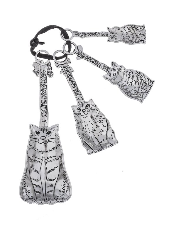 Measuring Spoons Witho Color - Cats (4 Piece Set)