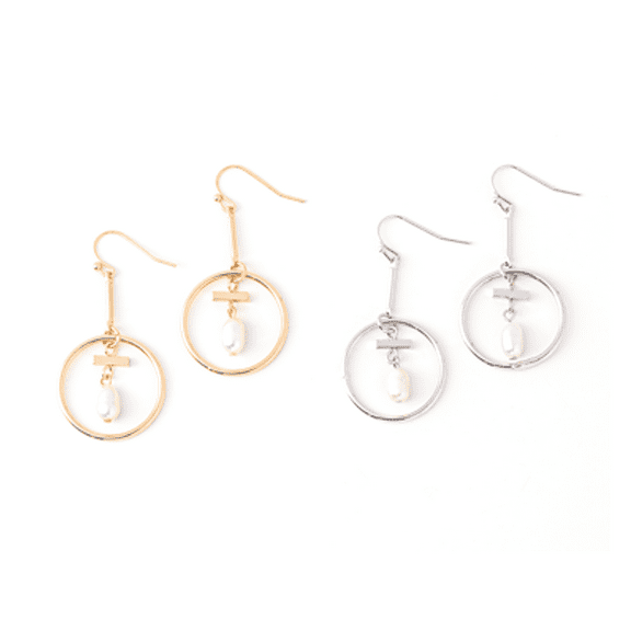 Ganz Pearl Earrings, Set of 2 Pairs (FEAR112)