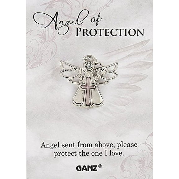 Ganz Angel of Protection Pin Angels Sent from Above; Please Protect the One I Love Inspirational Keepsake