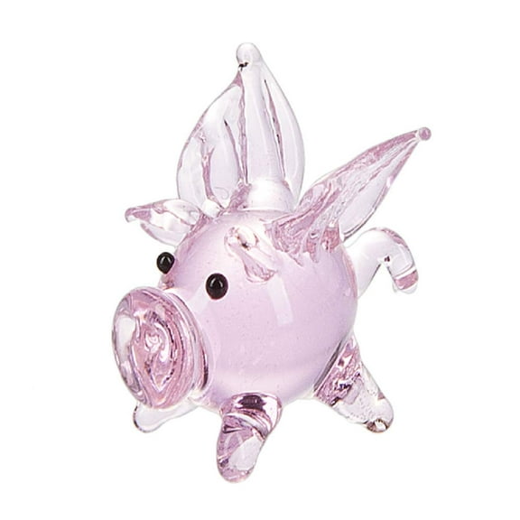 Ganz Pink Flying Pig Miniature World