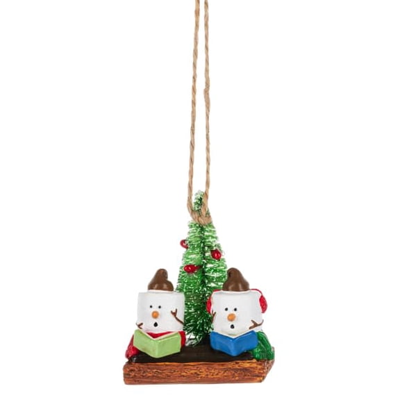 Ganz S'Mores Caroling Christmas Ornament 2.37 Inch Multicolor, Whimsical Collectible Holiday Tree Dcor, Gift for Choir Members and Caroling Enthusiasts
