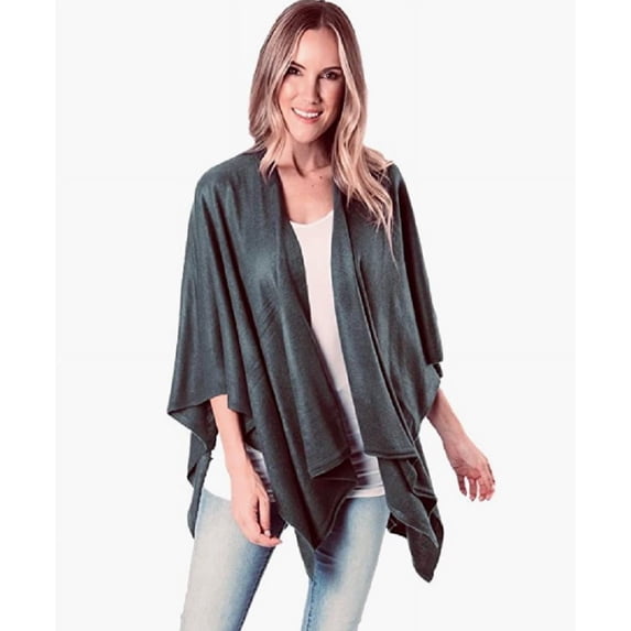 Ganz Simply Noelle Bordeaux Cardi Wrap Shawl Sage Fern Green (BRDCRD9000-SAGE)