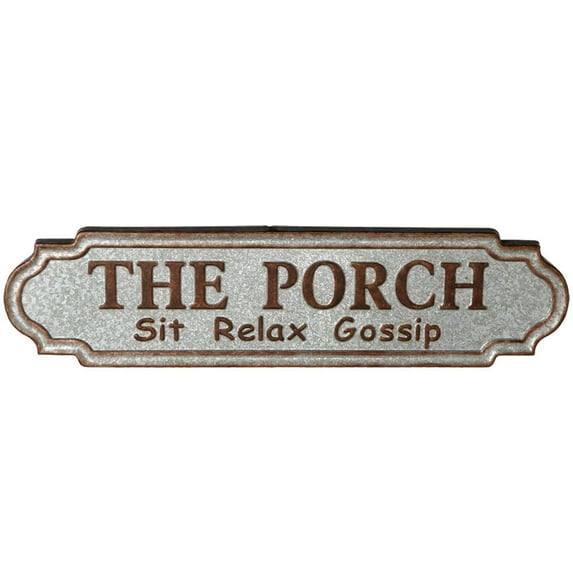Ganz "The Porch" Galvanized Wall Decor