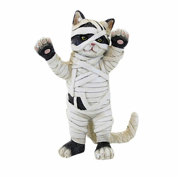 Ganz Trick Or Treating Cat - One Cat Figurine 4.75 Inch, Polyresin - Halloween Kitten Costume Eh56193 Mummy