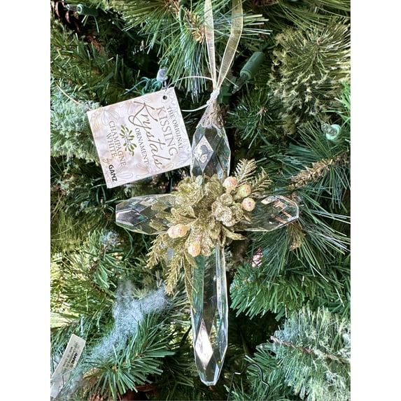Ganz USA 163801 7 x 5 in. Classic Cross Clear Ornament