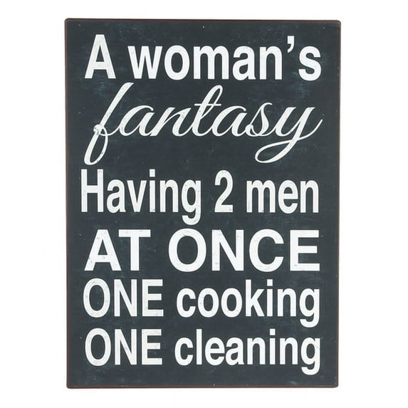 Ganz Wall Plaque - "A Woman's Fanstasy..." (ER33389)