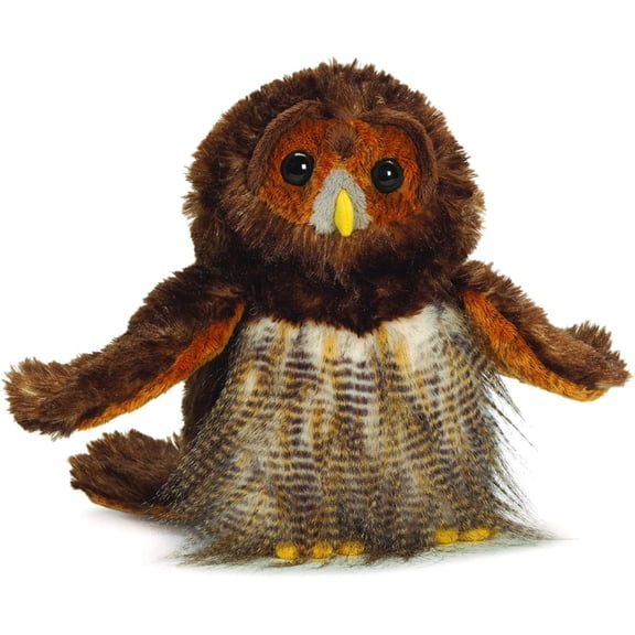 Ganz Webkinz - BARRED Owl 10" Plush Stuffed Animal Toy HM451 (NO Webkinz Code)(BONUS 1 WEBKINZ GIFT BAG)
