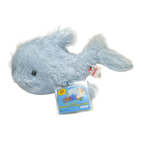 Ganz Webkinz - Blue Whale (New With Sealed Code) 10" Plush