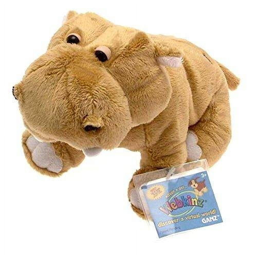 Ganz Webkinz Brown Mud Hippo Plush with Sealed Code - 9 Toy