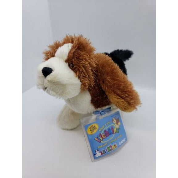 Ganz Webkinz Lil' Kinz - BASSET Hound Dog (With Sealed Code) Plush