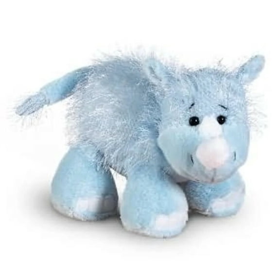 Ganz Webkinz - RHINO FULL Size HM196 Blue Plush (NO WEBKINZ CODE)(BONUS 1 FUN CHOPS)