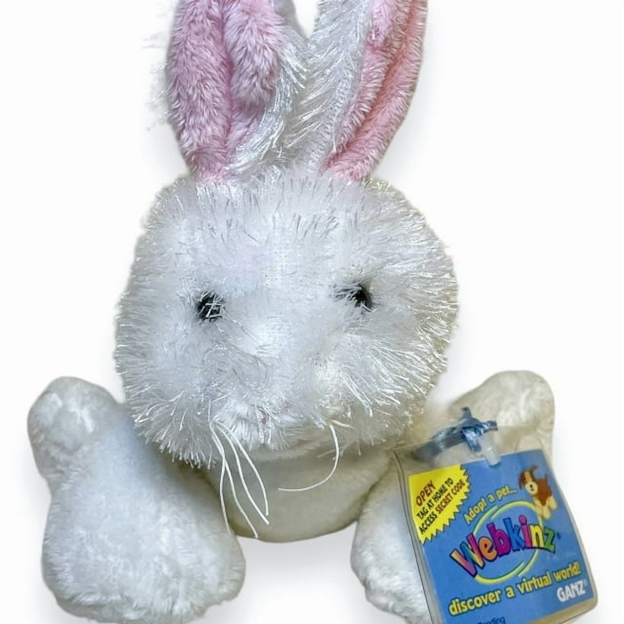 Ganz Webkinz - White Bunny Rabbit Plush (With Sealed Code)(BONUS 1