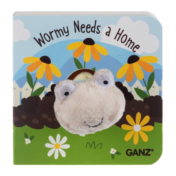 Ganz Worm Finger Puppet Book, 4.25-inch Square