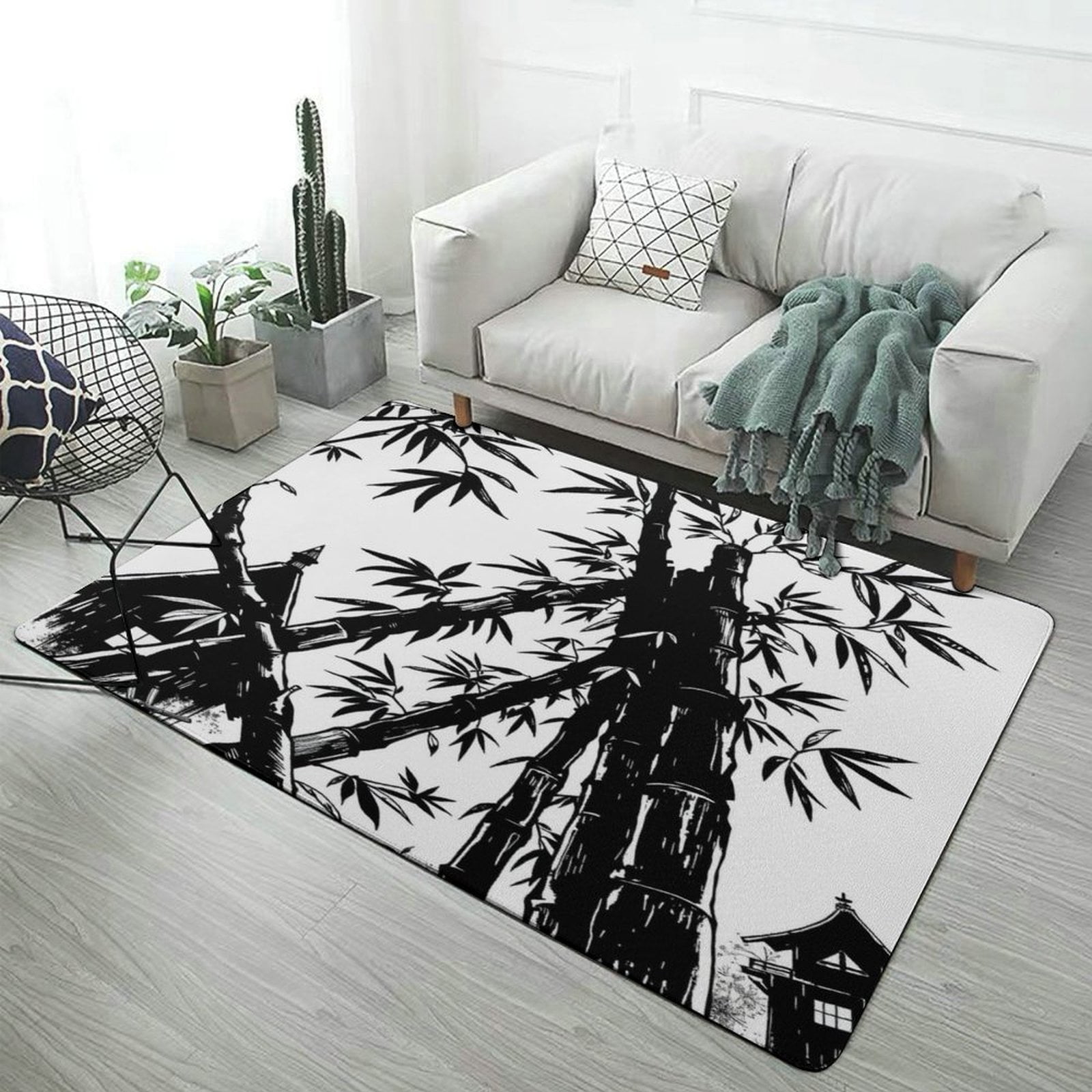 Gaosheng Bamboo European Living Room Carpets Rugs Luxury Bedroom Study ...